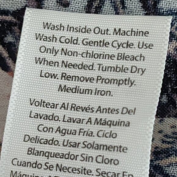 TERRA & SKY Pink/Black Floral Long Sleeve Ruffle Button Blouse Tunic; Size 2X - Picture 5 of 6